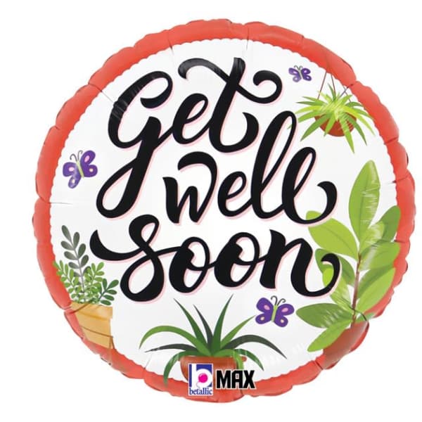 17" Get Well Soon Mylar