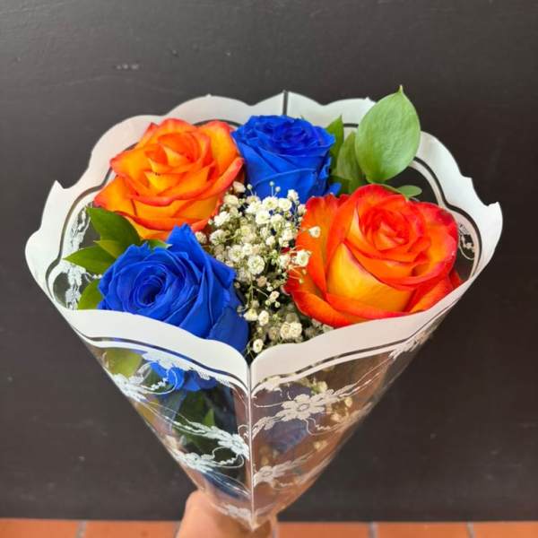 LET'S GO KNICKS!!! 4 ROSE BOUQUET SPECIAL