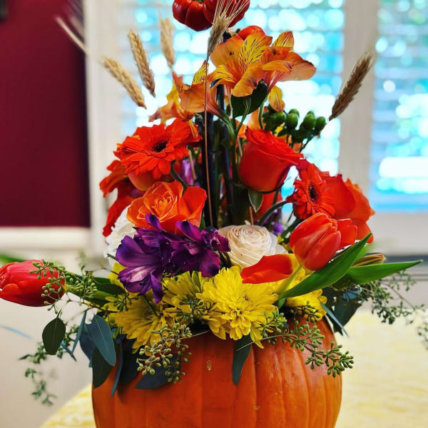 Halloween Pumpkin Centerpiece