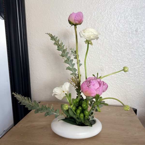 Peony Whisper Ikebana