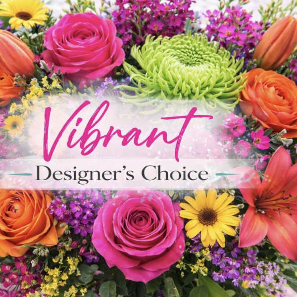 Bright mixed bouquet with roses, lilies, daisies, and chrysanthemums