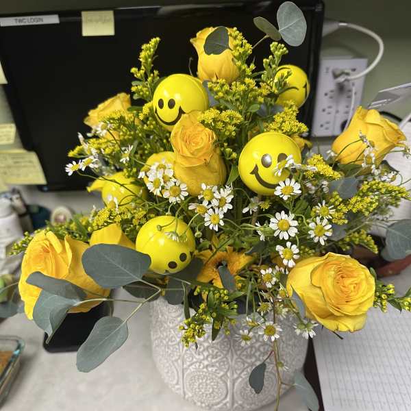 Smiling Get Well Arrangement