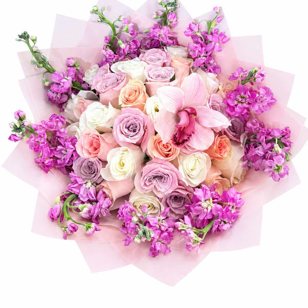 Pink Orchid Garden bouquet