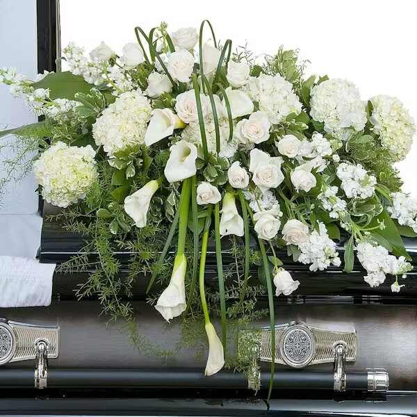 ELEGANT LOVE CASKET SPRAY