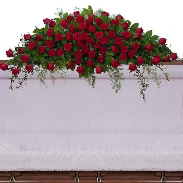 ROYAL ROSE FULL CASKET SPRAY