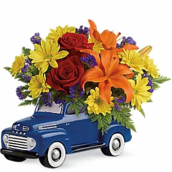 Vintage Ford Pickup Bouquet