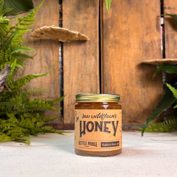 Kettle Ridge Raw Wildflower Honey - 9 Oz