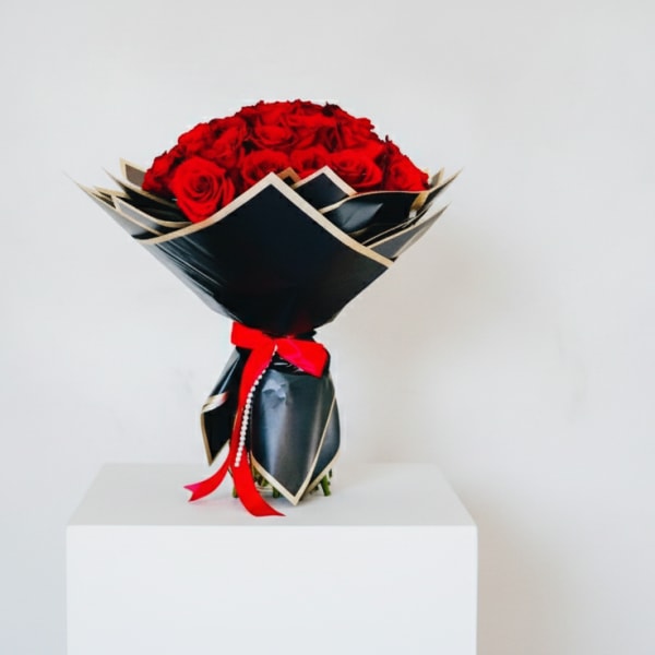 Camille Rouge ( 50, Premium Red Roses Bouquet)