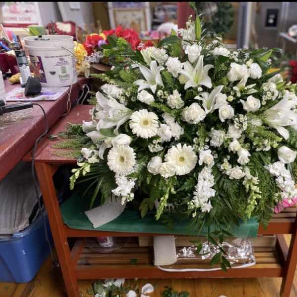 Glorious Morning Casket Spray