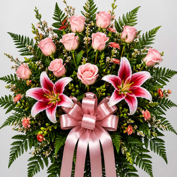 Pink Standing Spray