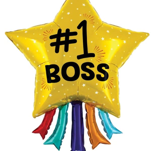 #1 Boss Mylar Balloon (258)
