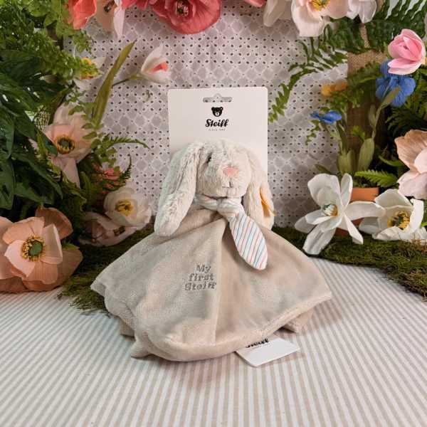 Hoppie Rabbit Security Blanket Baby Toy