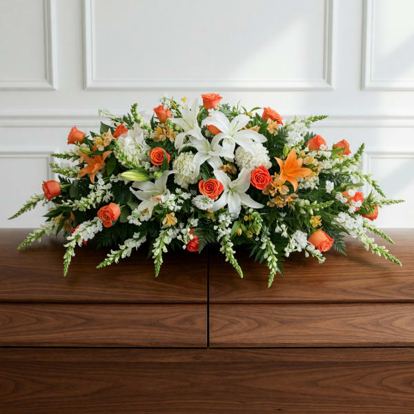 Heaven's Embrace Casket Spray