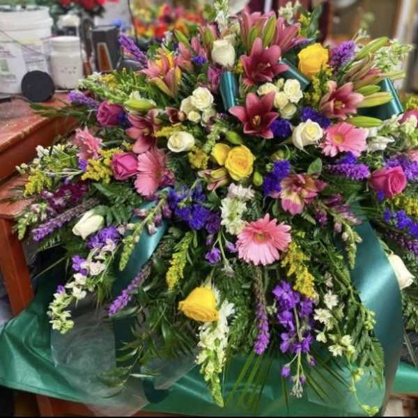 Mystical Garden Casket Spray