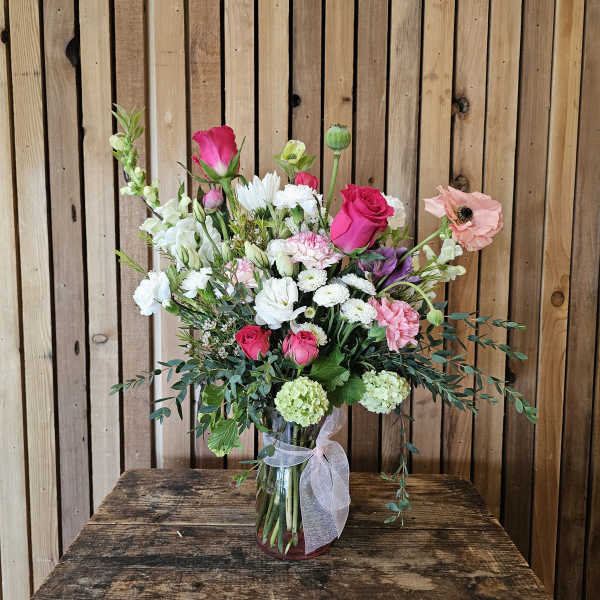 Pink Garden Blooms