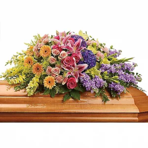 Garden of Sweet Memories Casket Spray