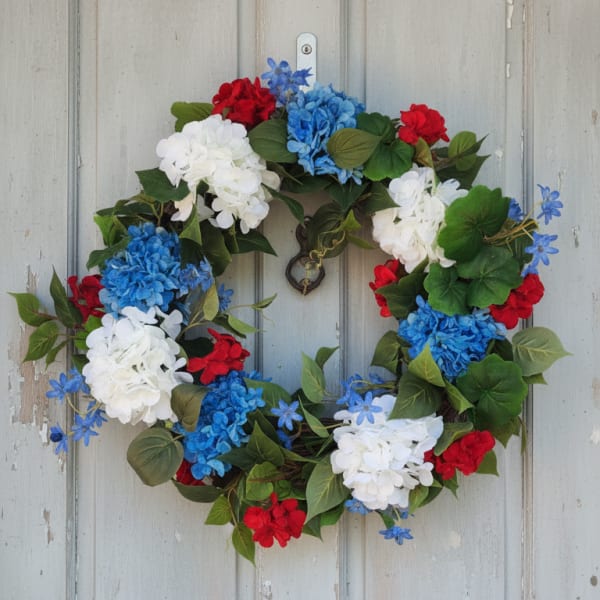 Patriotic Door Wreath
