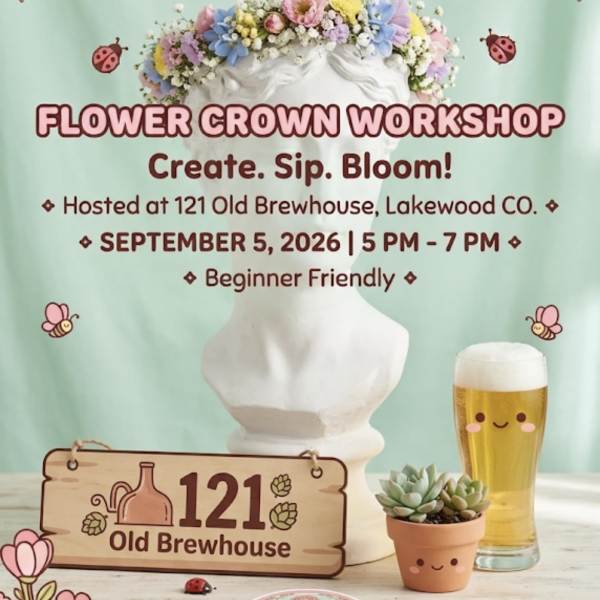 Old 121 Brewhouse Flower Crown Workshop