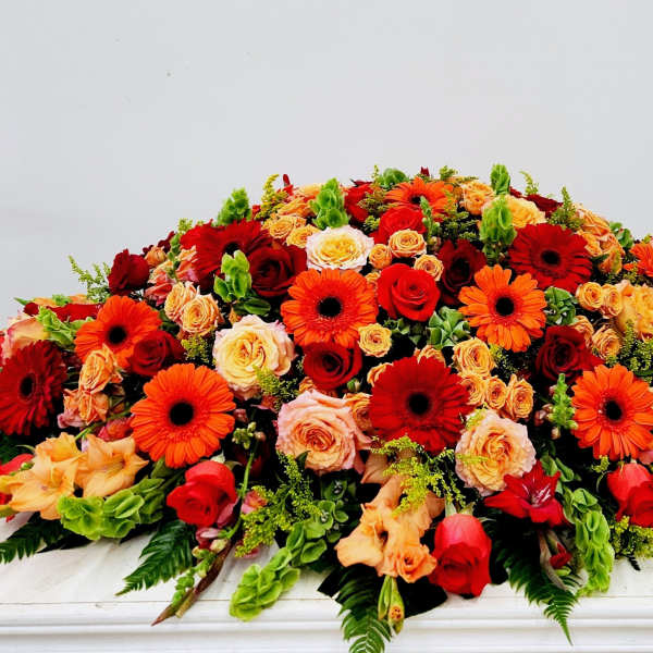 Colorful Life Casket Spray