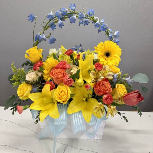 Sunlit Garden Basket