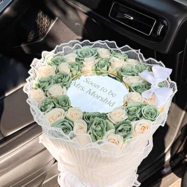 Forever Yours Mirror Rose Bouquet