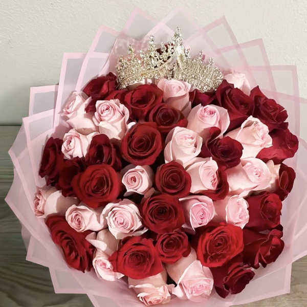RED END PINK BOUQUET