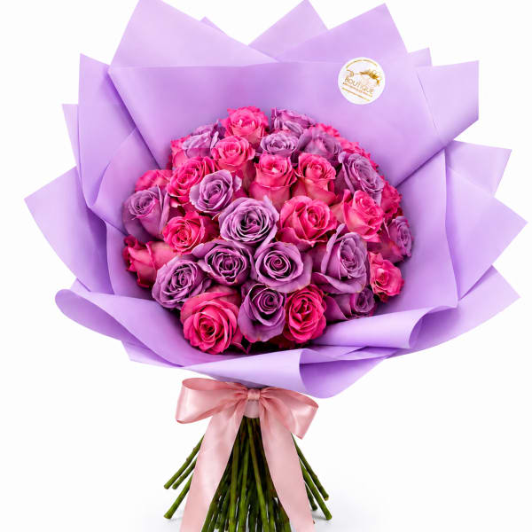 Pink and lavender elegance bouquet