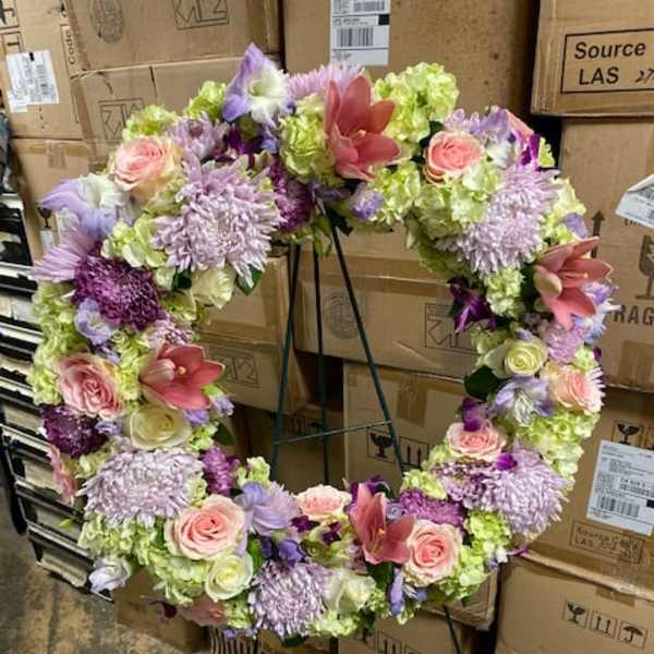 Pinks and Purples Wreath
