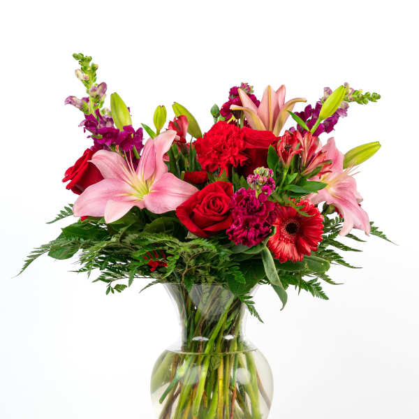 Our Timeless Collection: Red Deluxe Blooms