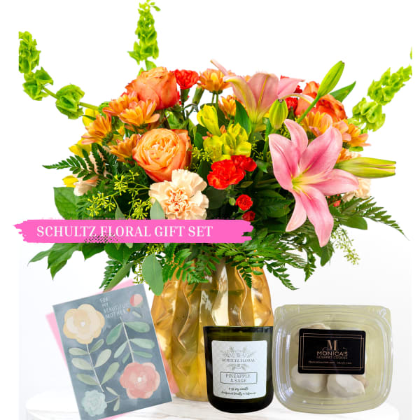 Our Mother's Day Collection: Florist's Choice Flowers and Gift Set by Schultz Floral