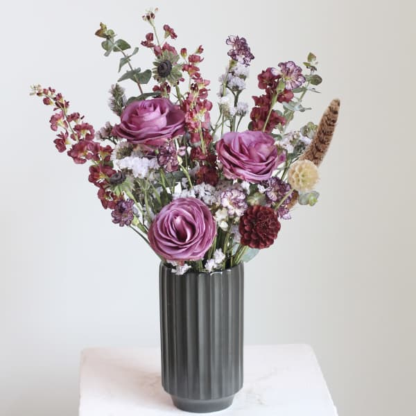 "Velvet Bloom" Dried Floral Arrangement
