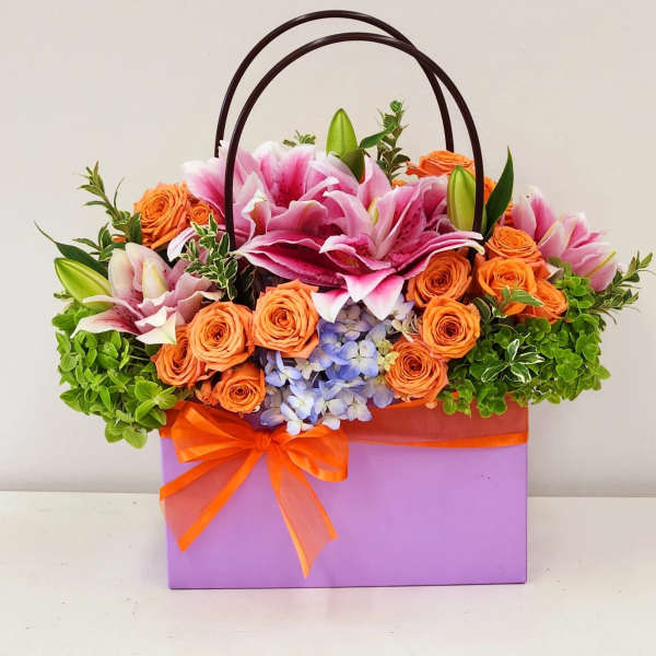 Roses and Lilies in a Bag