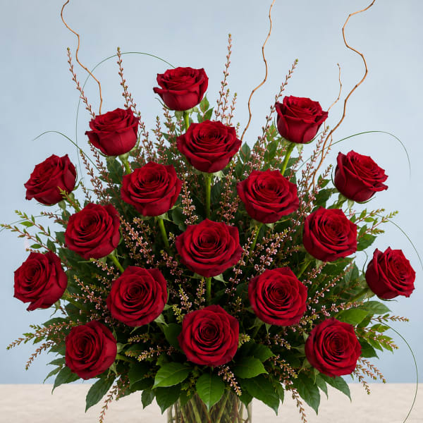 18 Red Roses