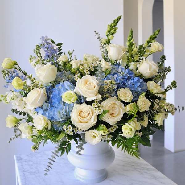 Blessed From Above Urn Basket