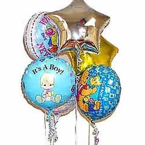 Baby Boy Balloon Bouquet