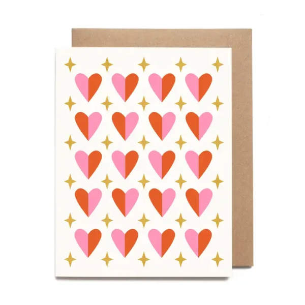 Sparkly Heart - Greeting Card
