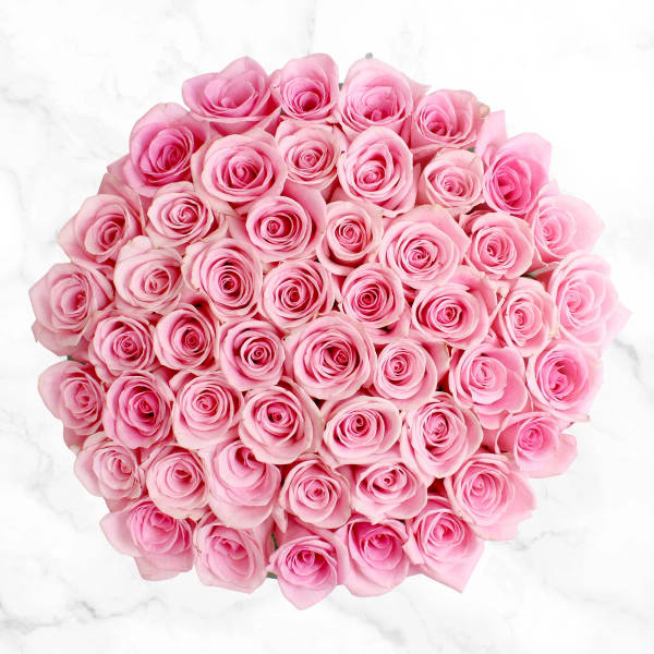 Bloom0713 | Pink Roses 50 Stems Bouquet - NO Vase |