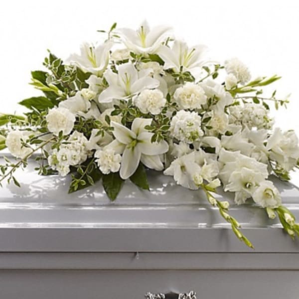 Peaceful Memories - Casket Spray