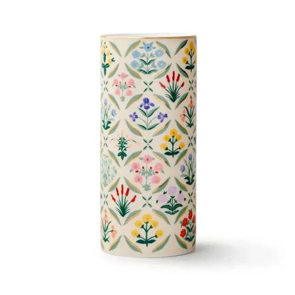 Rifle Paper Co Estee Floral Porcelain Vase