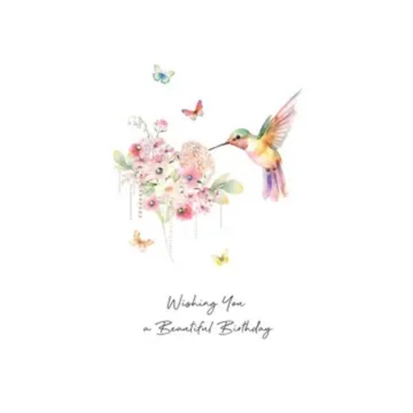 Humming Bird Birthday Card