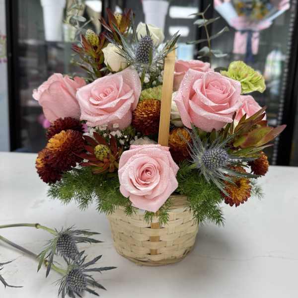 Basket Bouquet Set