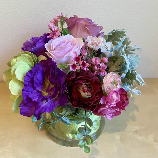 Vibrant Posy - Silk floral Arrangement