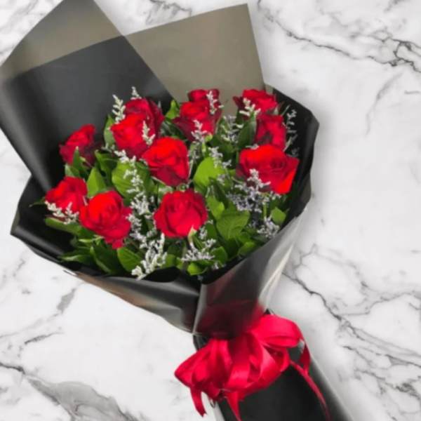 Two Dozen Roses - Wrapped