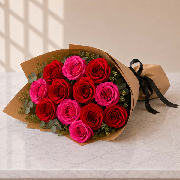 Flirt Alert – Rose Bouquet | Same-Day Flower Delivery Los Angeles