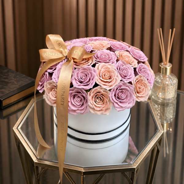 Toffee Dusty roses ( ARTIFICIAL soap roses )
