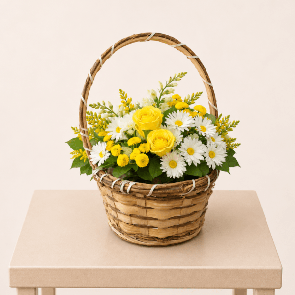 Sunshine Daisy Basket