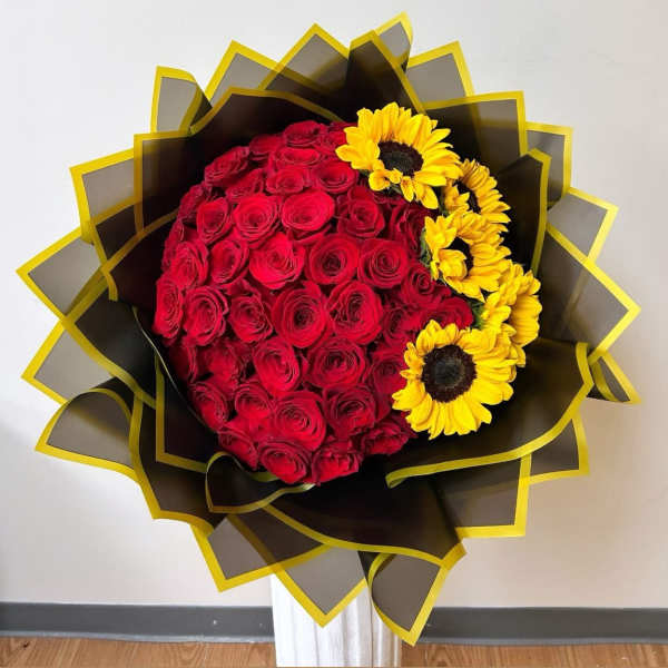 Ramo buchona & girasoles