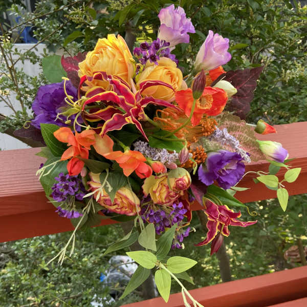 Summer Sizzle - Silk floral bouquet