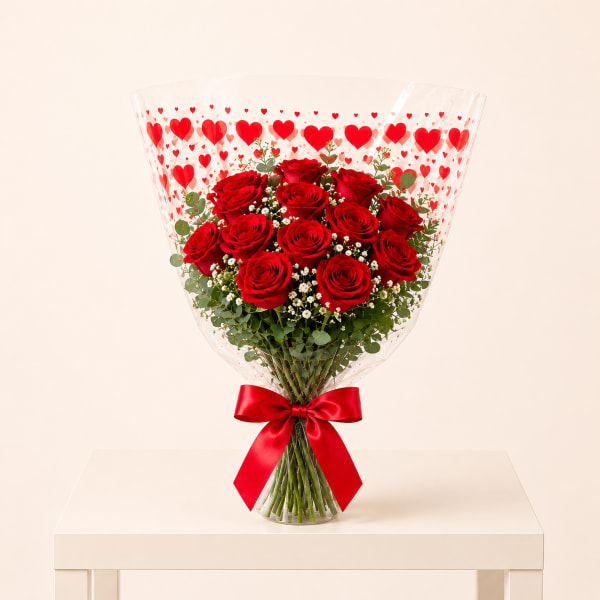 Classic Red Rose Wrapped Bouquet™
