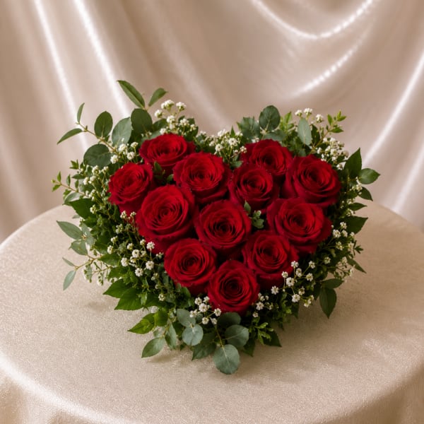 Red Rose Heart Design™